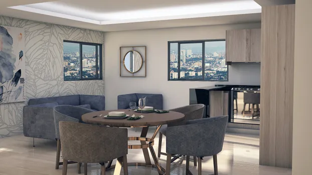 Comedor/cocina en departamento en fresno